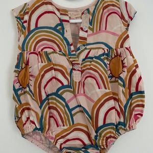 Pink Chicken Girl Romper